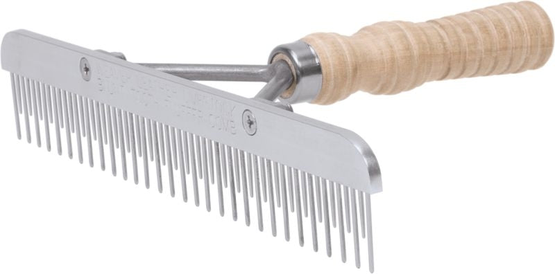 Blunt Tooth Fluffer Wood Handle SS Blade