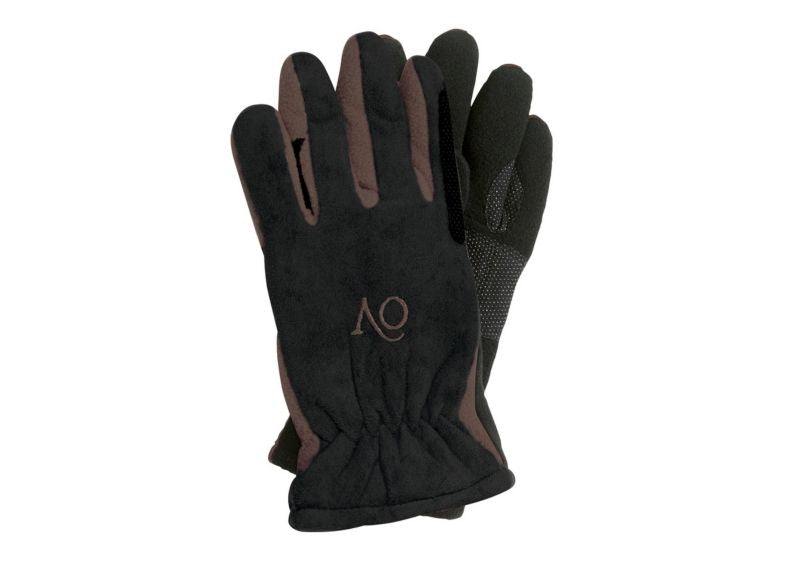 Ovation Ladies Polar Suede Fleece Gloves L Nvy/Blk