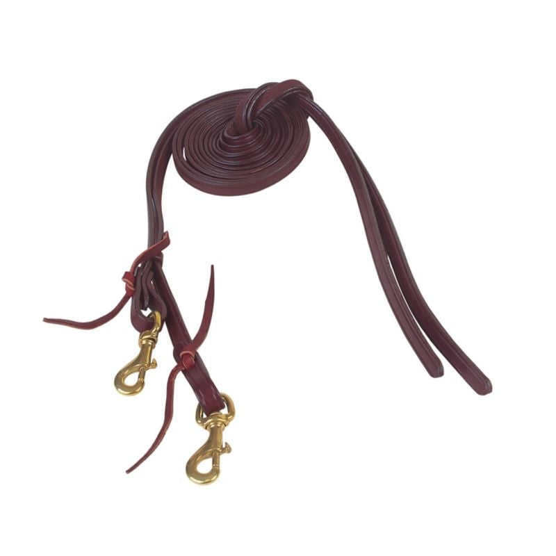 Tucker 5/8in Split Reins with Chrome Hardware