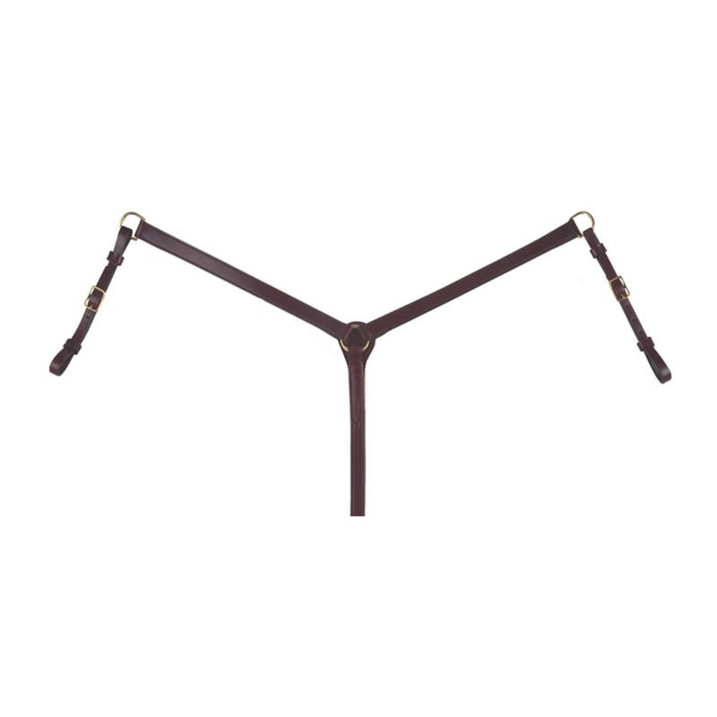 Tucker Standard 3-Piece Breast Strap Cob Brn