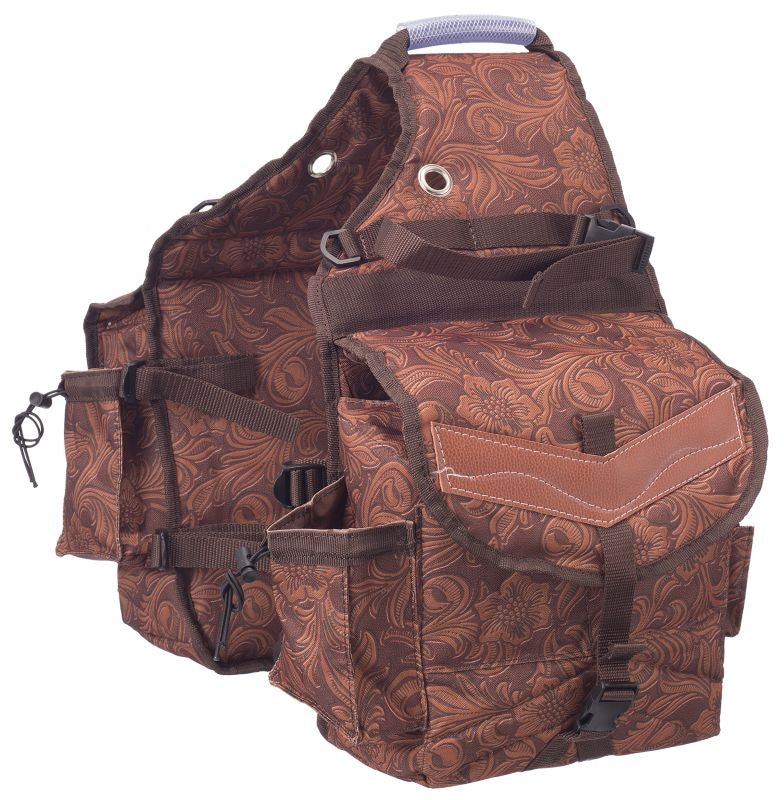 Tough1 Printed Insulated Nylon Saddle Bag