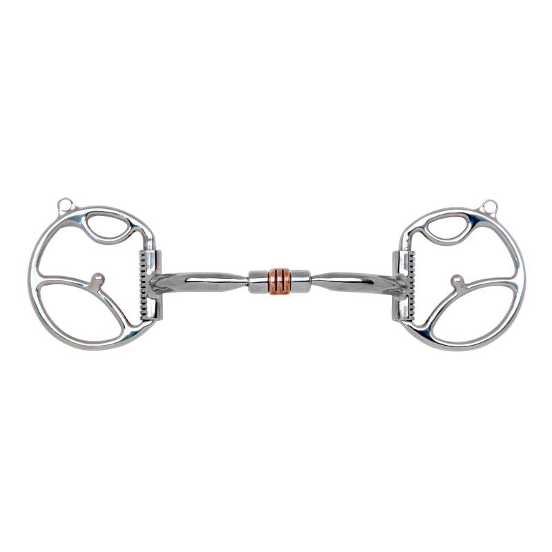 Myler Western 2 Hook Comfort Snaffle Copper Roller
