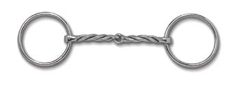 Myler SS Loose Ring Sweet Iron Twisted Snaffle