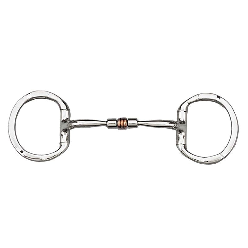 Myler Eggbutt with Hook Comfort Snaffle Cooper Roller