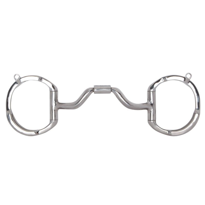 Myler Eggbutt with Hooks Ported Barrel Bit MB 33