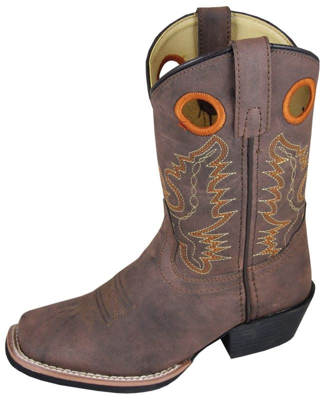 Smoky Mountain Kids Memphis Square Toe Boots