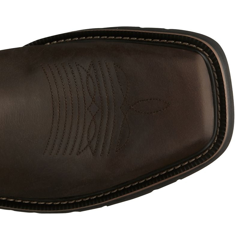 Justin Mens Stampede Sq Rugged Work Boots