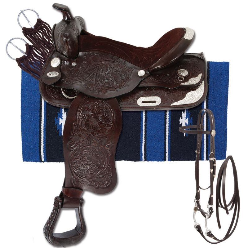 King Series Silver Show King II Saddle Package