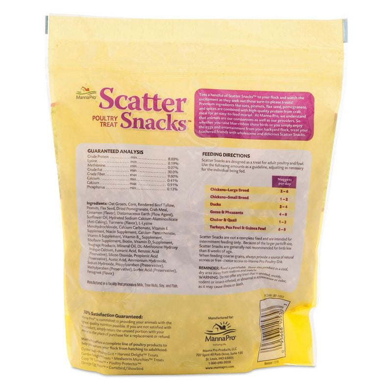 Manno Pro Scatter Snax Poultry Treats