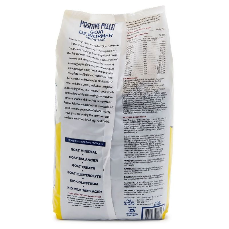 Positive Pellet Goat Dewormer
