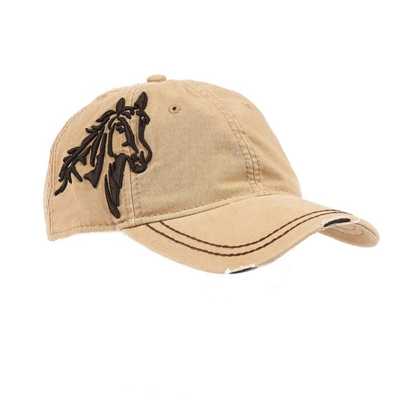 Horse Head Embroidered Hat