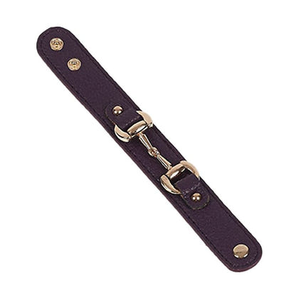 Awst Intftl Leather Snaffle Bit Bracelet Beige