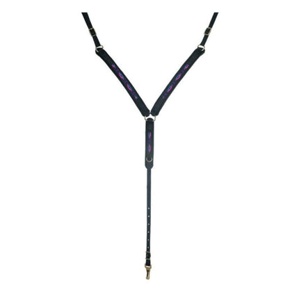 Triple E Nylon Breast Collar with Overlay