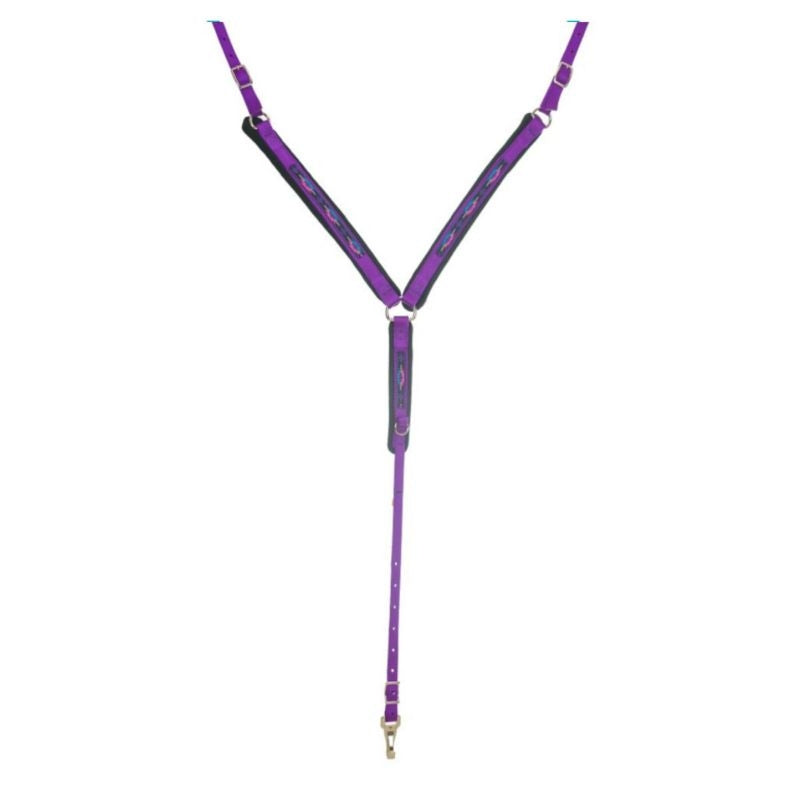 Triple E Nylon Breast Collar with Overlay