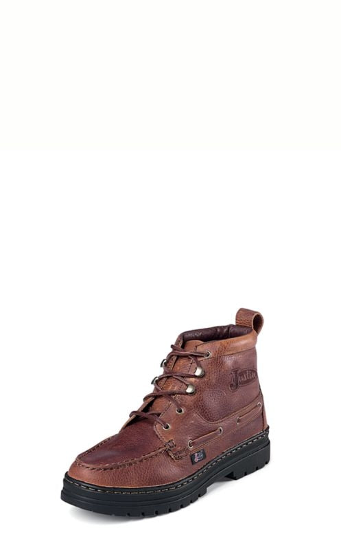 Justin Ladies Rustic Cowhide Chukka Boots