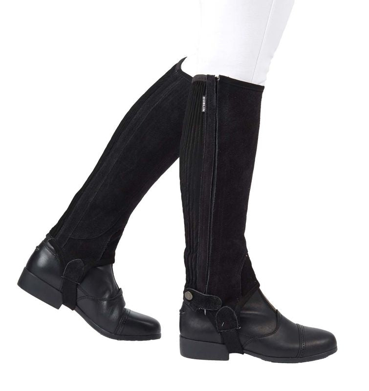 Dublin Childs Suede II Half Chaps