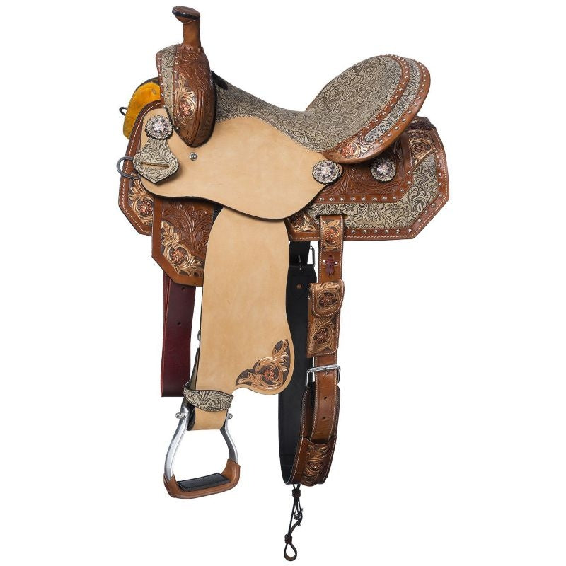Silver Royal Jameson Barrel Saddle