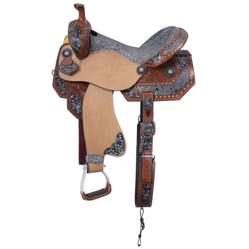 Silver Royal Jameson Barrel Saddle