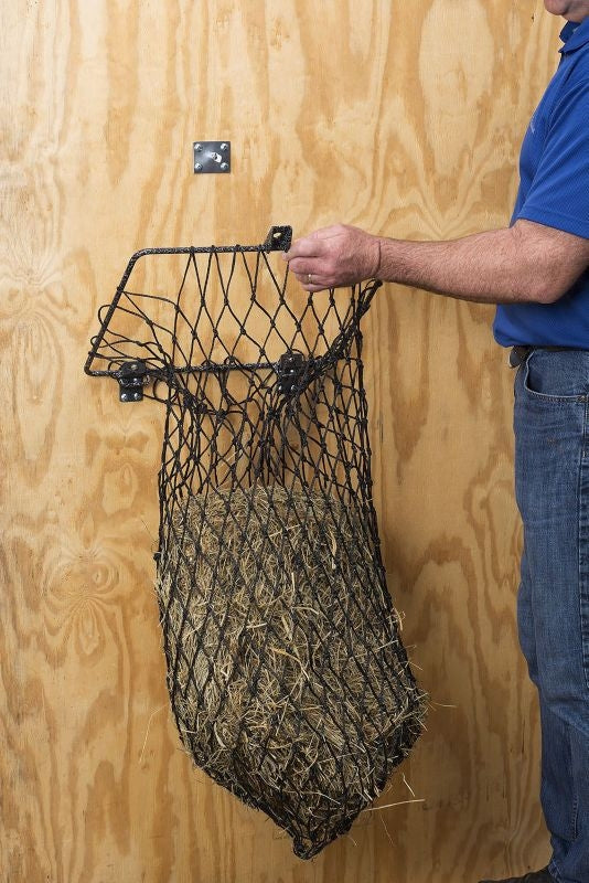 Hay Hoops II Collapsible Wall Feeder with Net