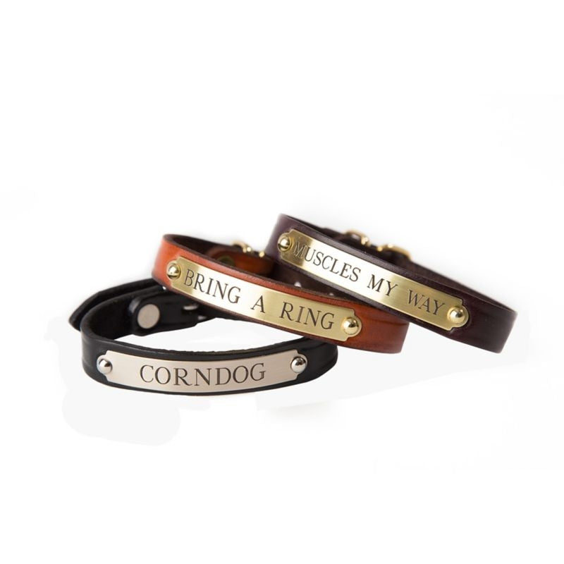 Personalized Leather Bracelet