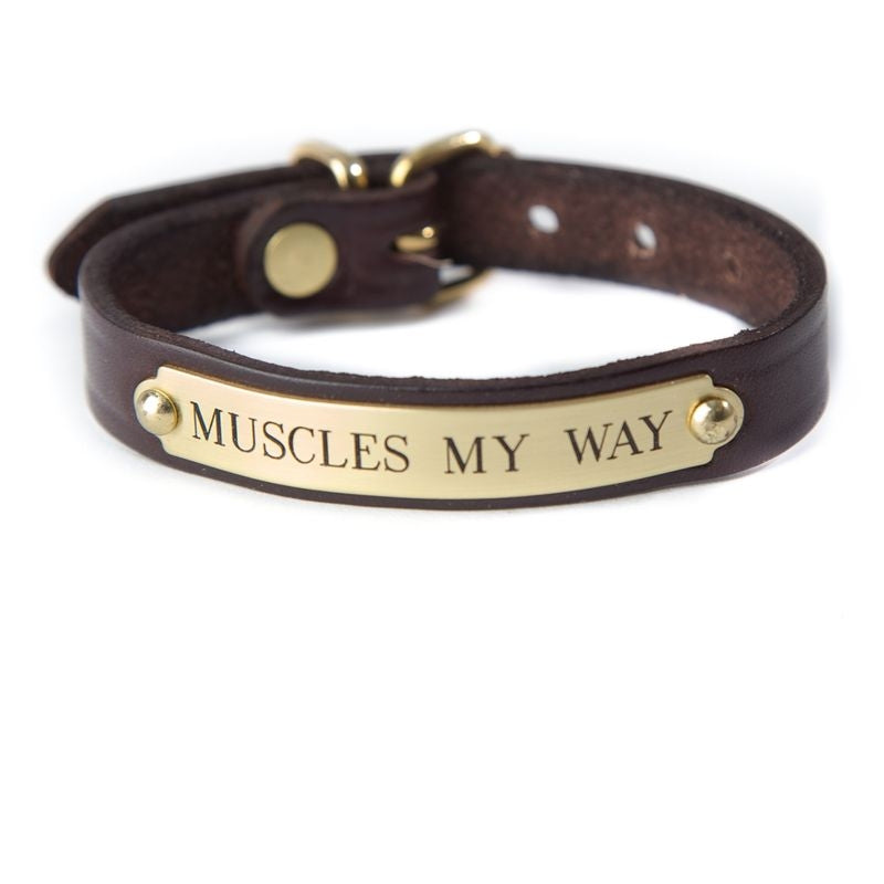 Personalized Leather Bracelet
