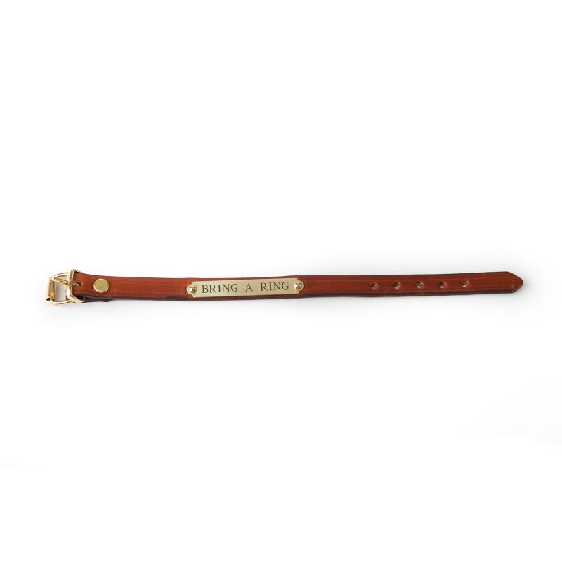 Personalized Leather Bracelet