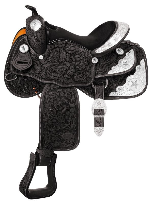Silver Royal Oak Silver Star Youth Saddle