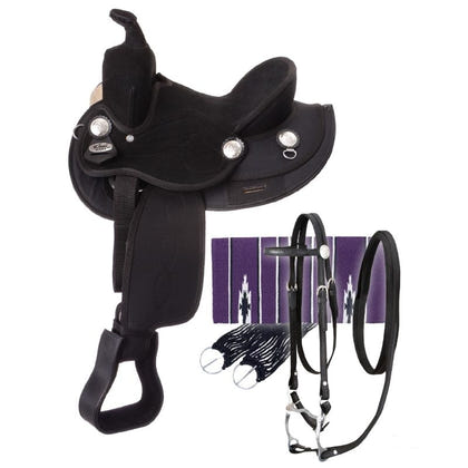 Tough1 Eclipse Pony Rnd Skirt 5pc Saddle Pkg