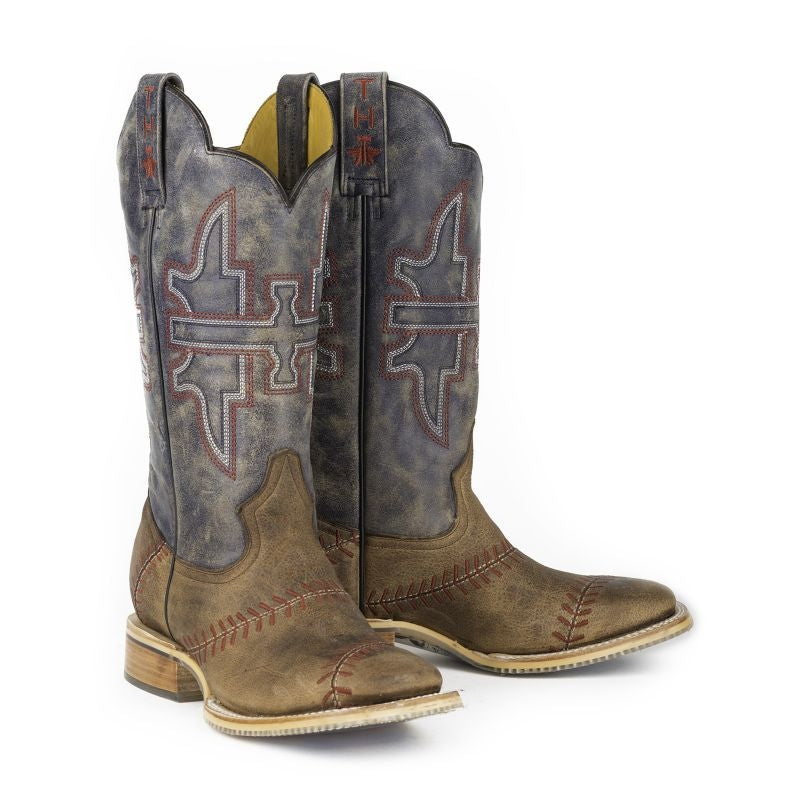 Tin Haul Mens Slugger Square Toe Boots