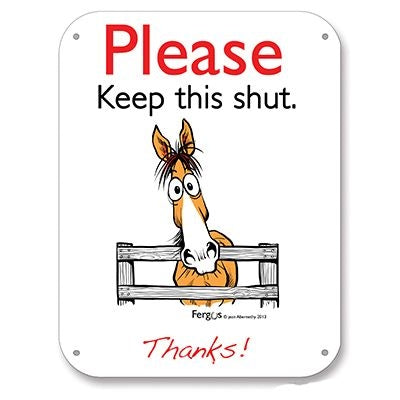 Fergus Stall/Barn Sign