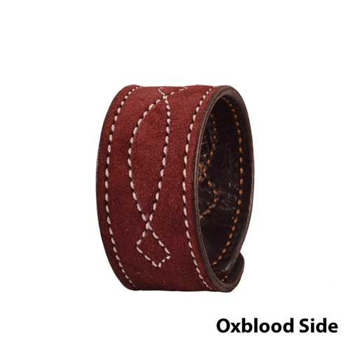 Rebecca Ray Designs Bridle Stitch Suede Cuff