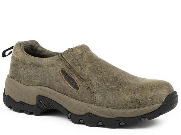 Roper Mens Air Light Slip-On Tan Shoes