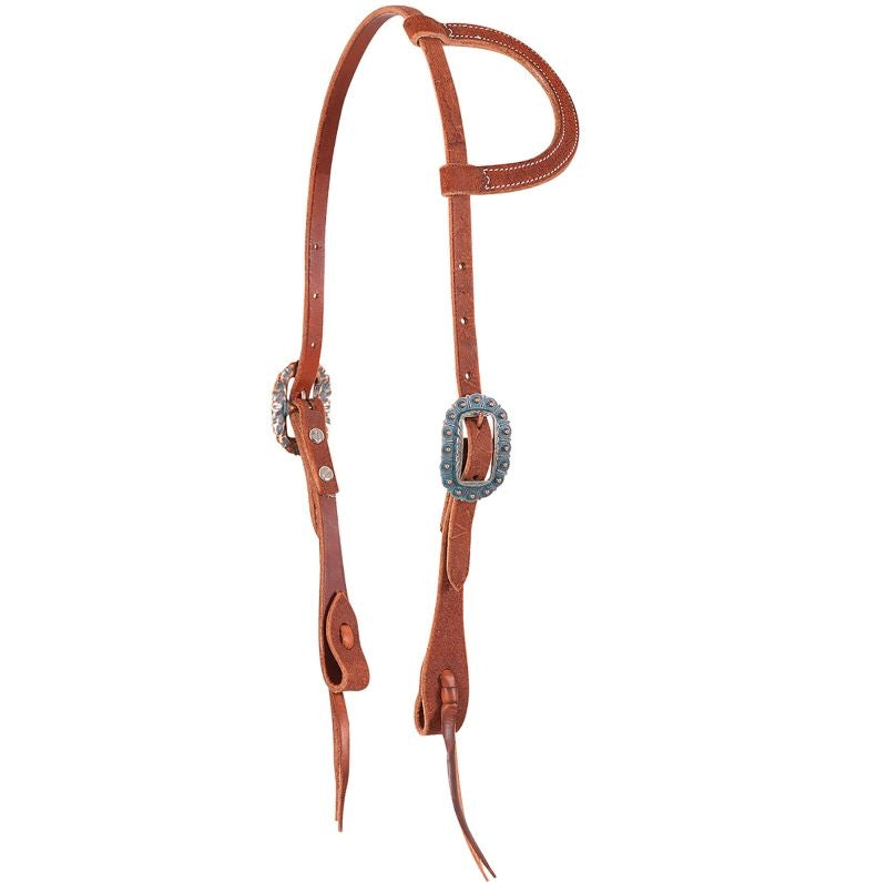 Martin Saddlery Copper Patina Slip Ear Headstall
