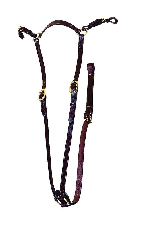 Tory Heavy Duty Hunt Breast Strap with Brass Hard