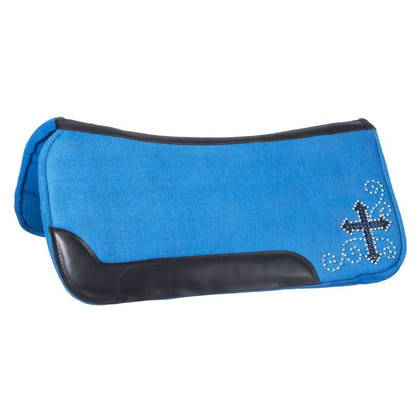 Tough1 Contour Felt Saddle Pad with Cross