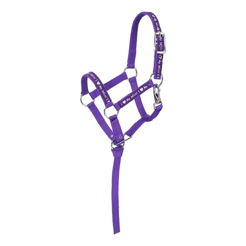 Tough1 Nylon Mini Halter with I Love My Mini