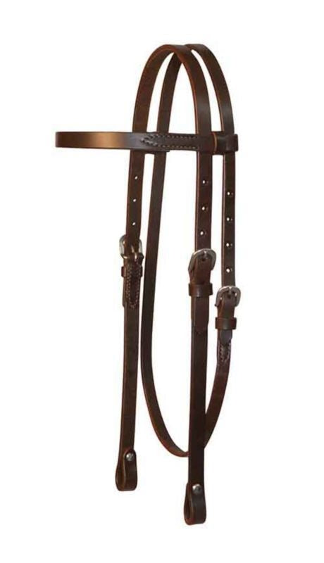 Circle Y Single Ply 5/8in Browband Headstall