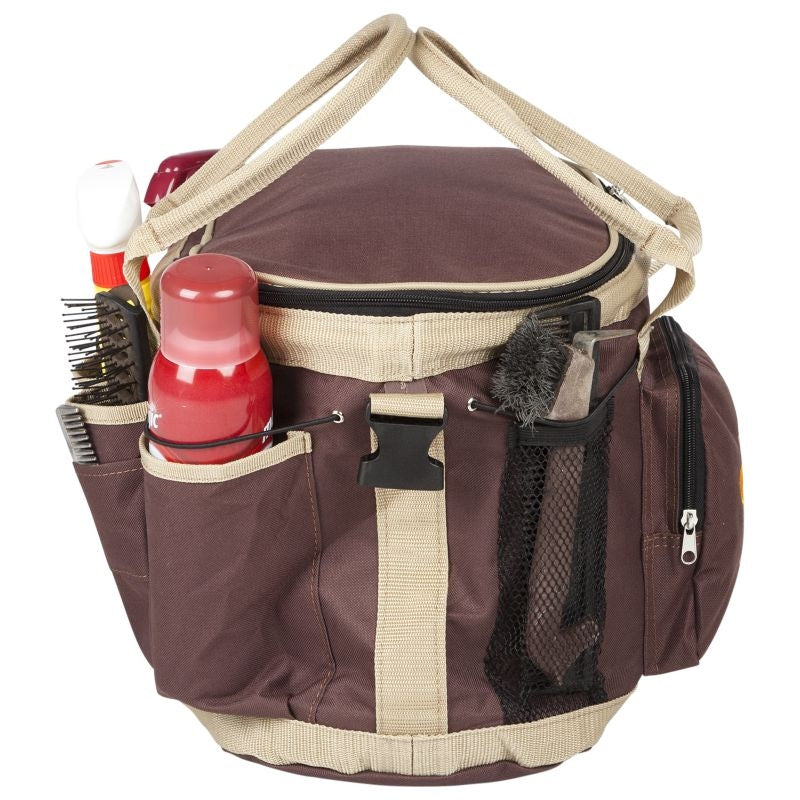Huntley Equestrian Brown Grooming Bag