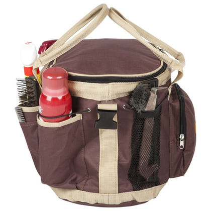Huntley Equestrian Brown Grooming Bag