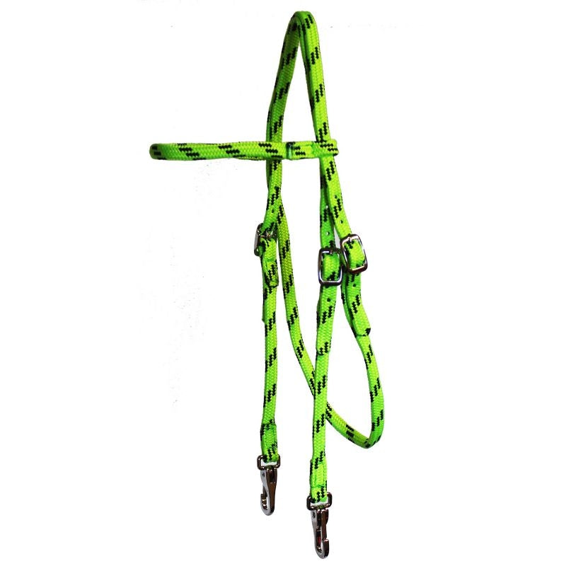 Triple E Soft Flat Browband Headstall with Snaps