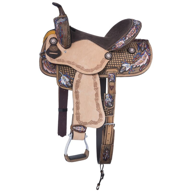 Silver Royal Naomi Barrel Saddle