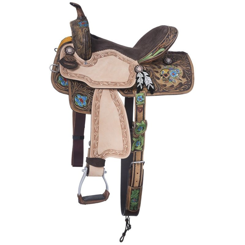Silver Royal Salvador Barrel Saddle