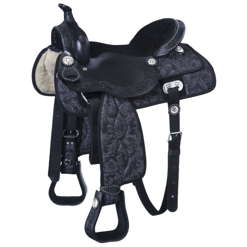 Tough1 Eclipse Fun Print Trail Saddle