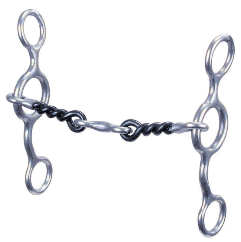 Reinsman Jr Cowhorse Med Twist Sweet Dogbone Snaff