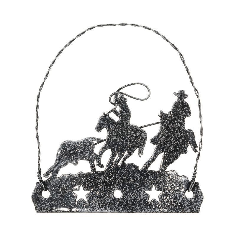 Equine Motif Glitter Ornament