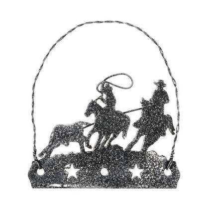 Equine Motif Glitter Ornament