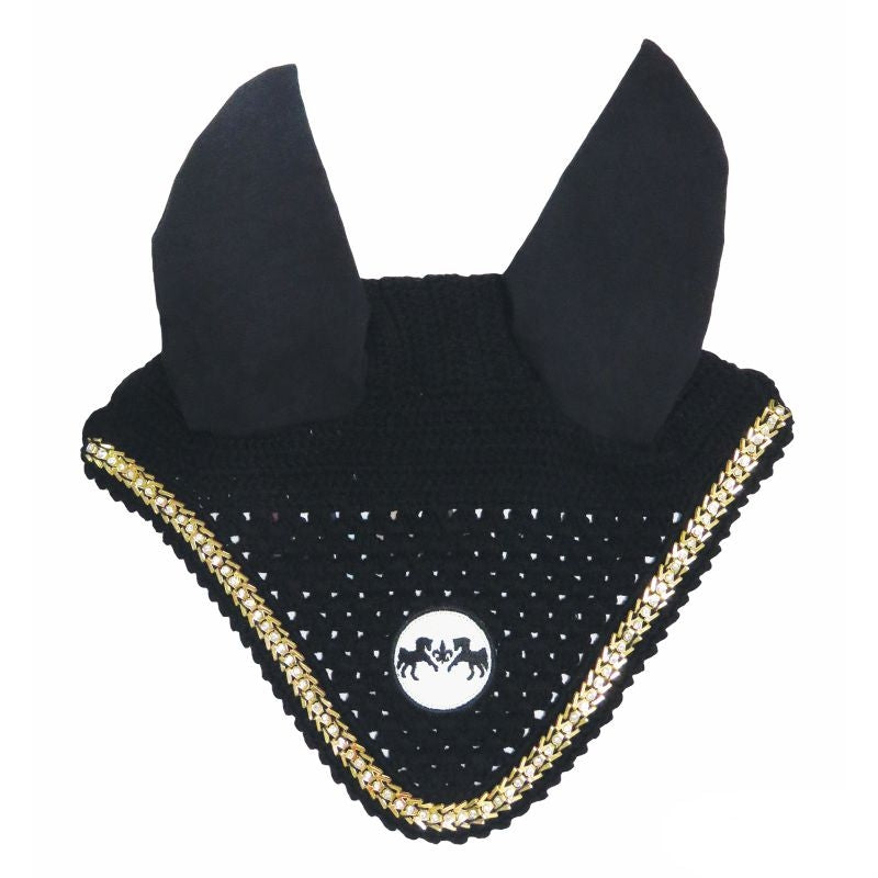 Equine Couture Fly Bonnet with Lurex Rope