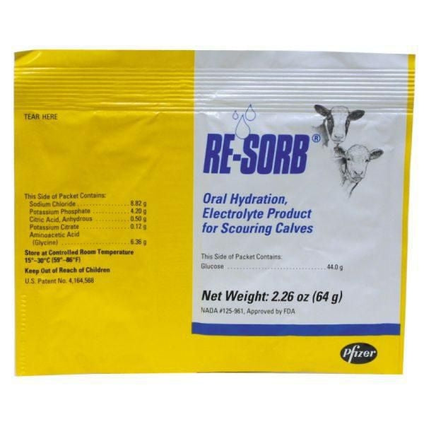 Re-Sorb Oral Hydration Calf Electrolyte