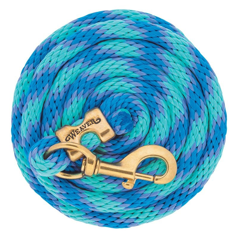 Weaver Poly Lead Rope with Brass Snap 10Ft