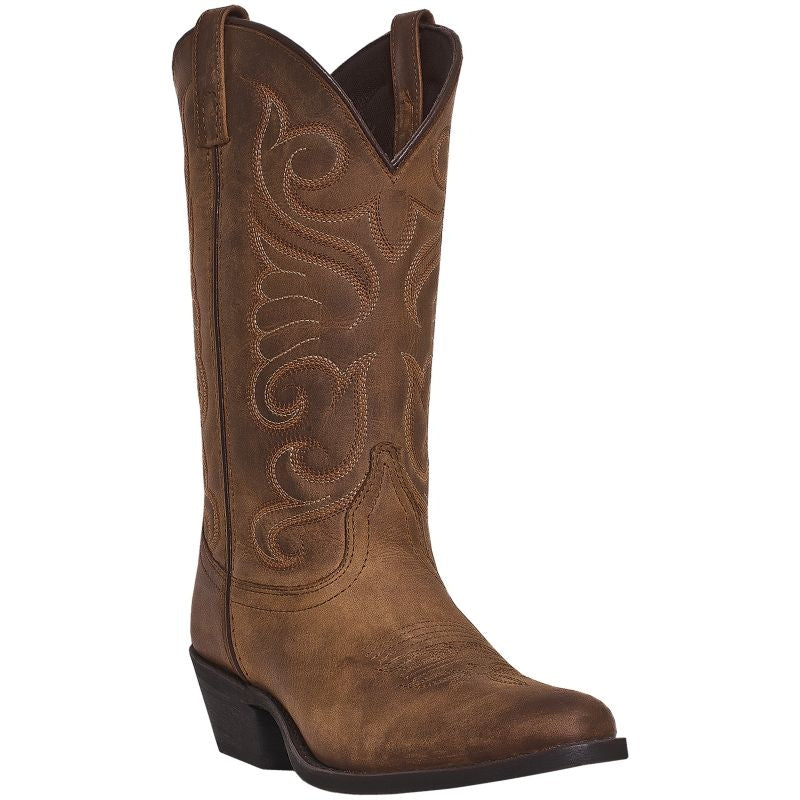 Laredo Ladies Bridget Round Toe Tan Boots